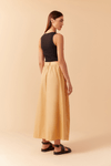 Saia Cropped Algodão Ampla
