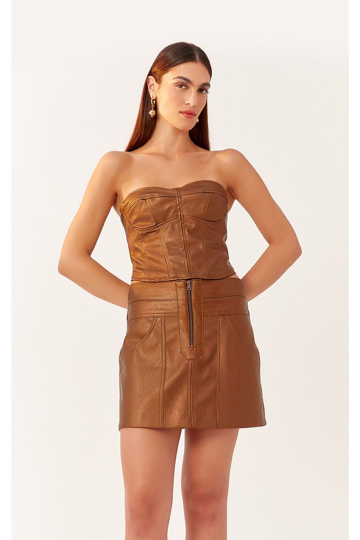 Saia Recortes Leather