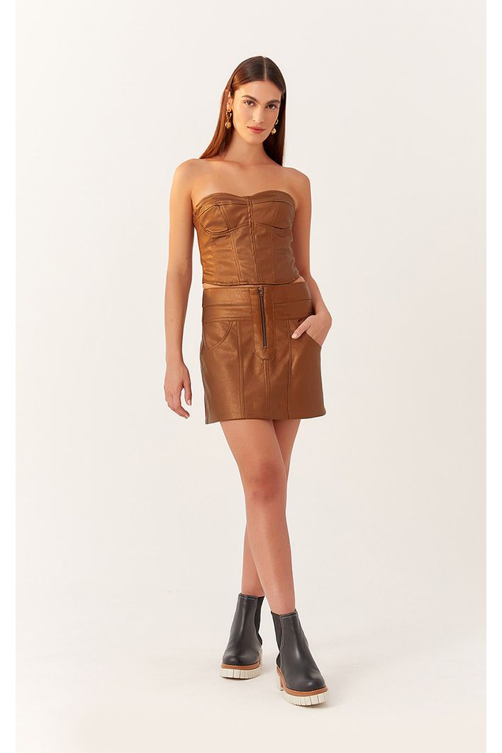 Saia Recortes Leather