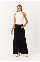 Saia Jeans Black Fenda