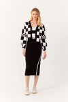 Saia Tricot Bicolor