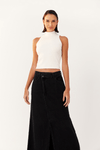 Saia Jeans Black Fenda