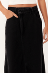 Saia Jeans Black Fenda