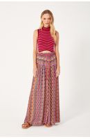 Saia Cropped Estampa Domingo