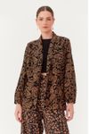 Blazer Linho Estampa Bonança