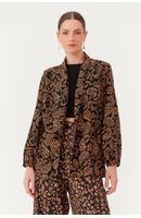 Blazer Linho Estampa Bonança