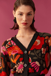 Casaco Tricot Jacquard Alice