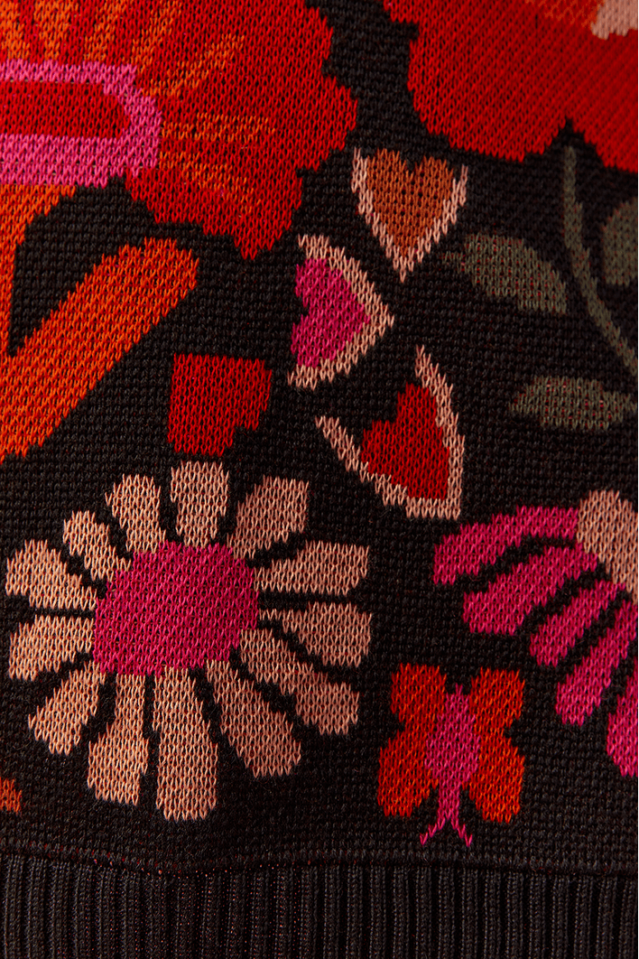 Casaco Tricot Jacquard Alice
