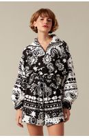 Casaco Moletom Estampa Paisley Love