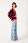 Casaco Tricot Jacquard Happy