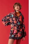 Parka Corta Vento Estampa Happy