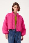 Casaco Puffer Bordado Love
