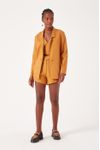Blazer Linho Botoes Punho