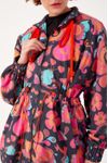 Parka Corta Vento Estampa Happy