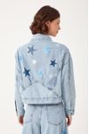 Jaqueta Jeans Detalhe Estrelinhas