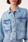 Jaqueta Jeans Bolsos