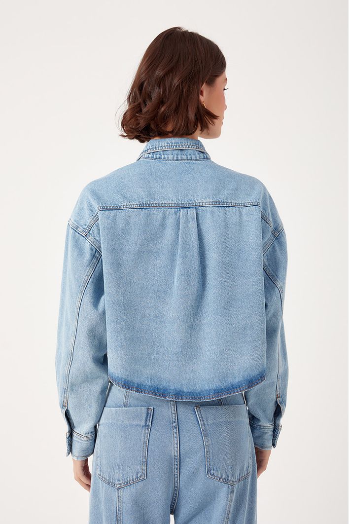 Jaqueta Jeans Bolsos
