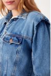 Jaqueta Jeans Ombro