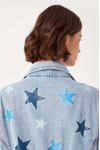 Jaqueta Jeans Detalhe Estrelinhas