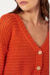 Casaco Tricot Manga Confort