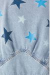 Jaqueta Jeans Detalhe Estrelinhas