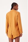 Blazer Linho Botoes Punho