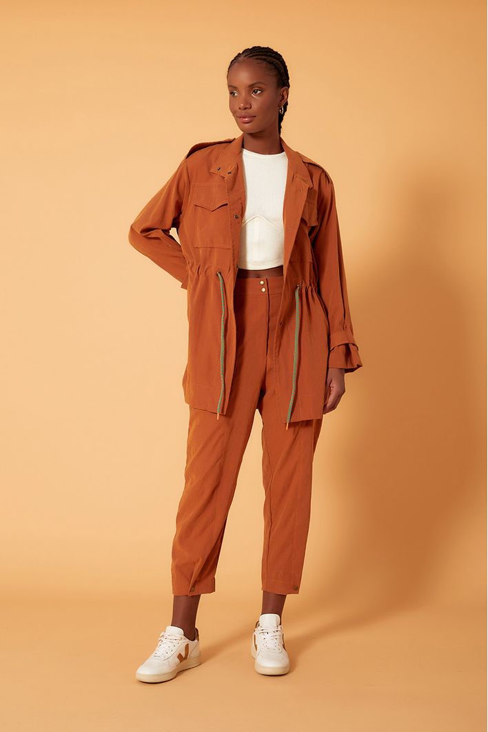 Parka Com Cadarço