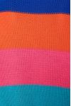 Casaco Tricot Listrado Colorido