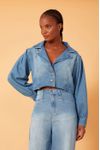 Jaqueta Jeans Blazer