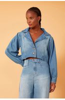 Jaqueta Jeans Blazer