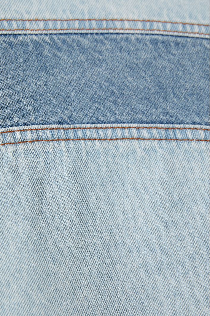 Jaqueta Jeans Bicolor