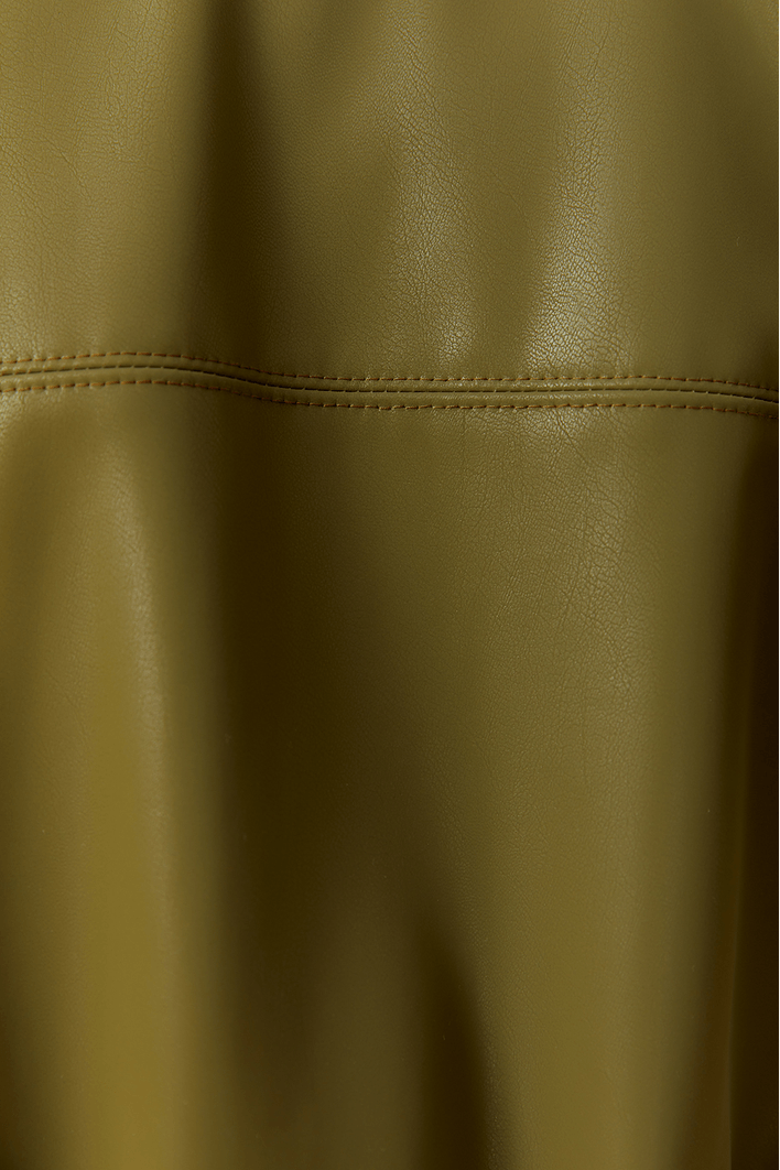 Jaqueta Cropped Malha Leather
