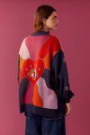 Casaco Tricot Jacquard Viajantes