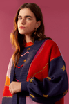 Casaco Tricot Jacquard Viajantes