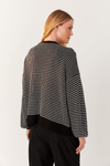 Casaco Tricot Quadradinhos
