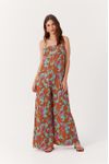 Macacão Lurex Estampa Art Nouveau