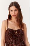 Macacão Lurex Estampa Nina