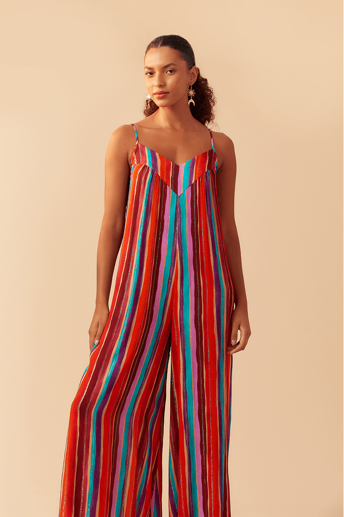 Macacão Lurex Estampa Magia