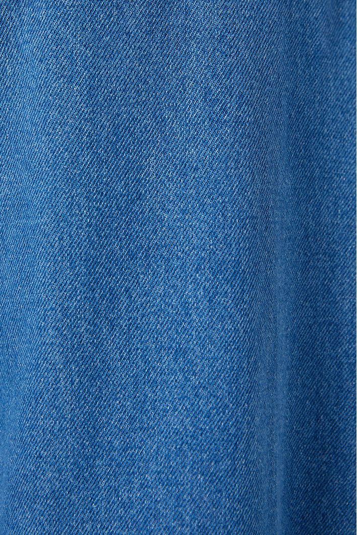 Jardineira Jeans Pespontos