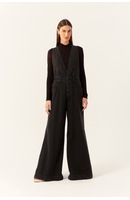 Jardineira Jeans Black