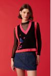 Colete Tricot Jacquard Tiger