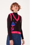 Colete Tricot Jacquard Tiger