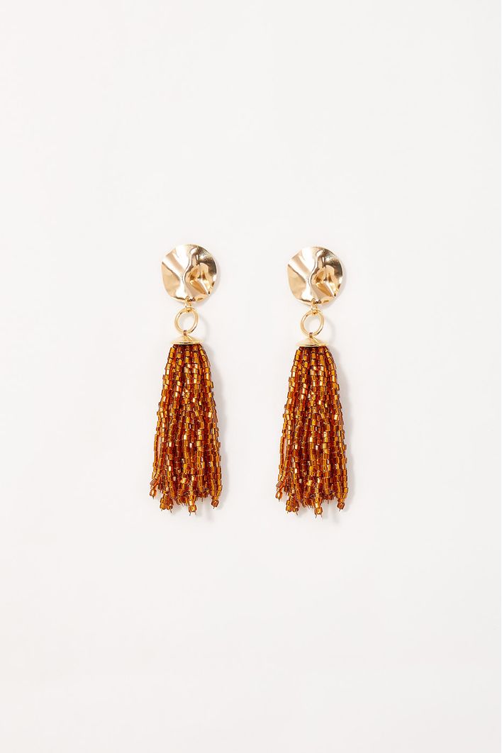 Brinco Tassel Dourado