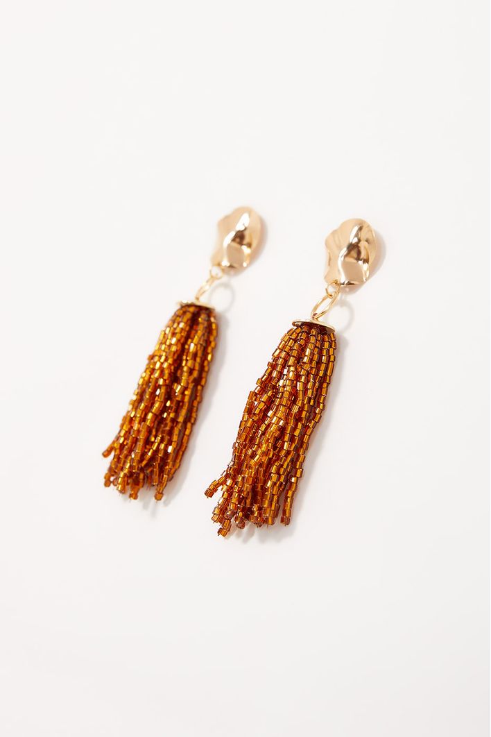 Brinco Tassel Dourado