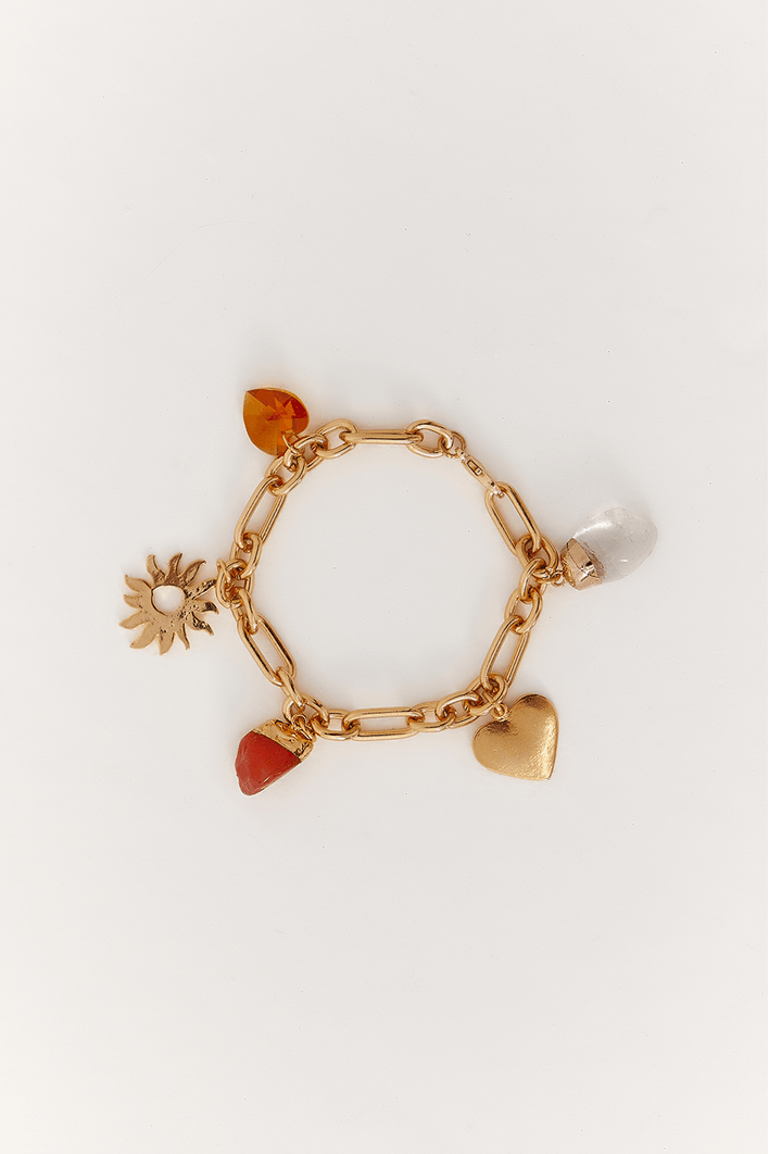 Pulseira Sol Dourado