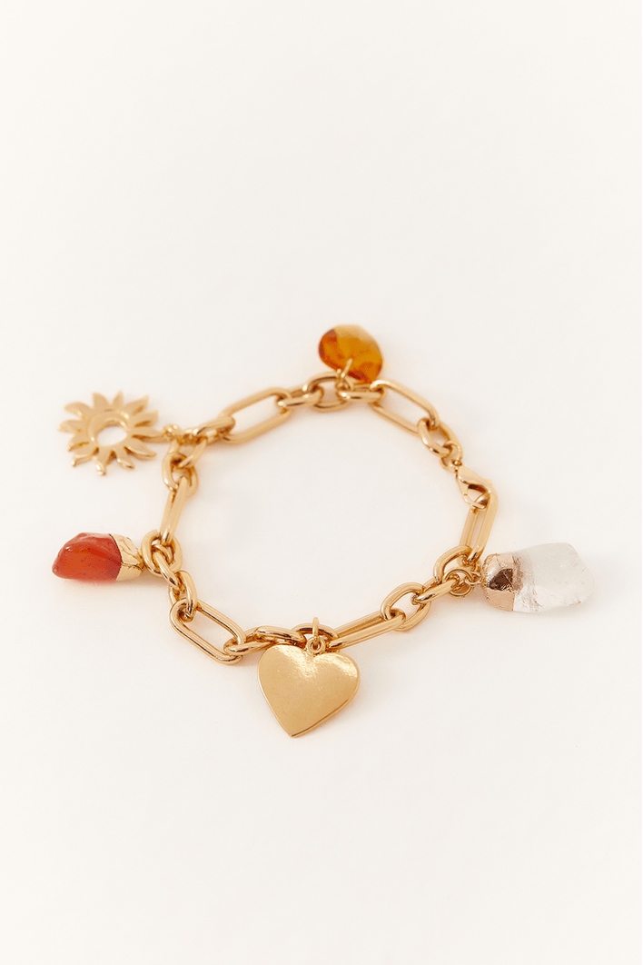 Pulseira Sol Dourado