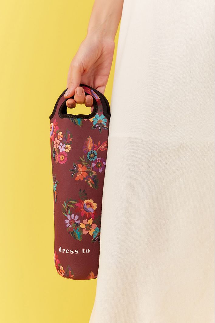 Porta Vinho Estampa Lembrança