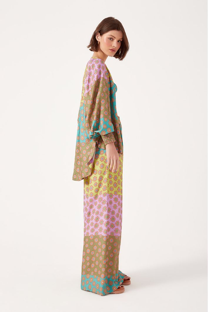 Kimono Estampa Flora