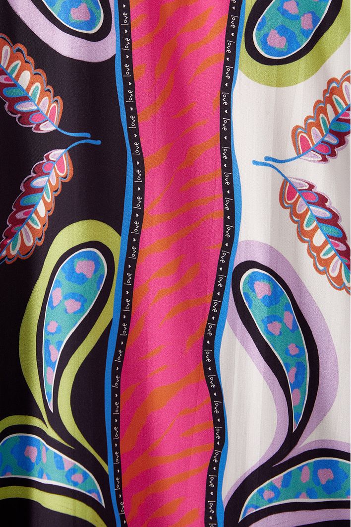 Kimono Estampa Lenço Tigre