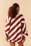 Kimono Linho Estampa Diagonal